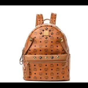 MCM | Bags | Mcm Visetos Studded Medium Dual Stark Backpack  display picture 1